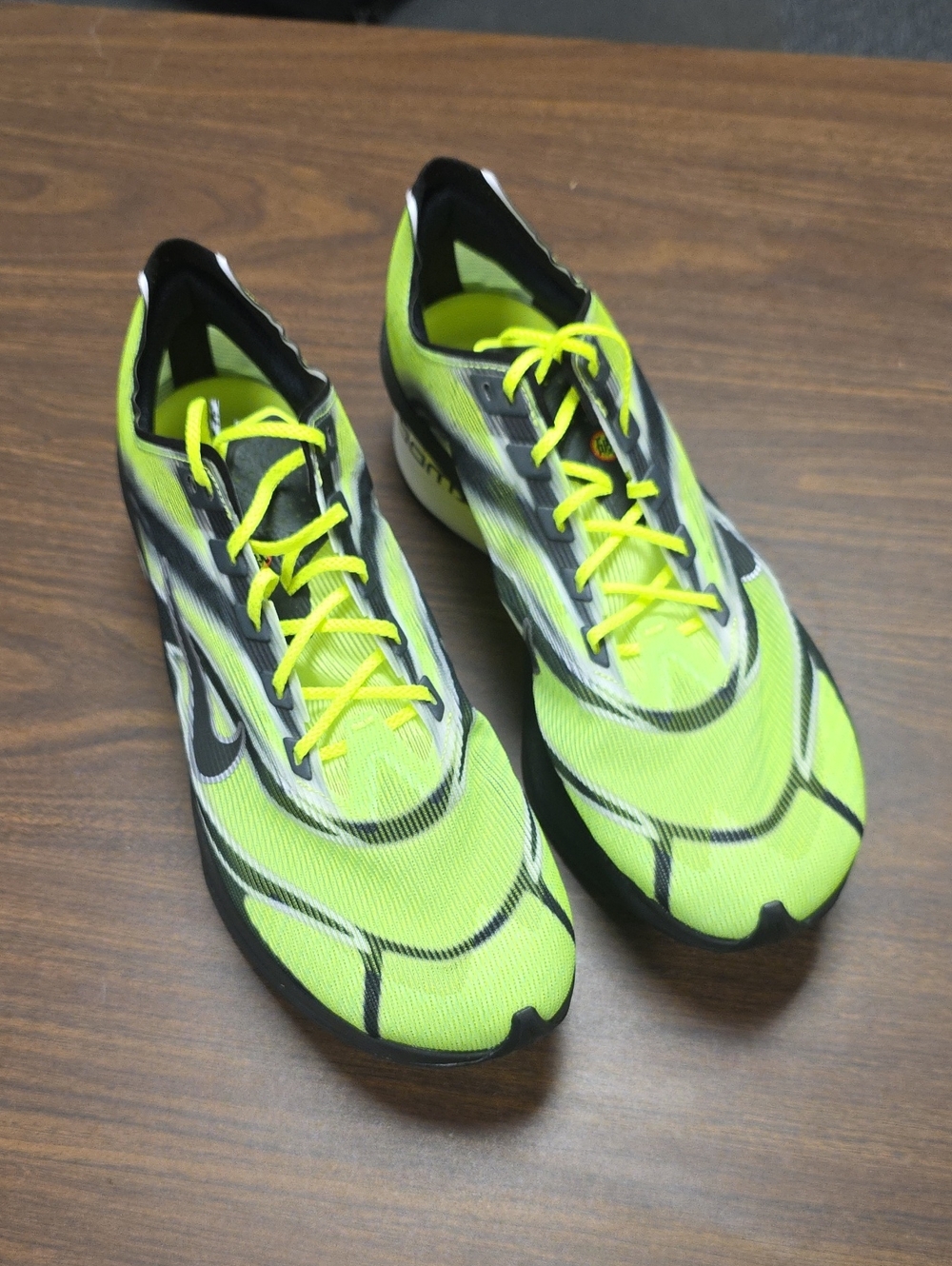 Nike ZoomX Vaporfly Next% 4 Volt/Black IM8068-999 Men's 14 NEW Running Shoes